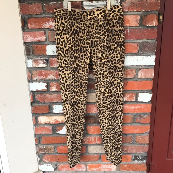 Banana Republic cheetah print pants - Picture 2 of 8